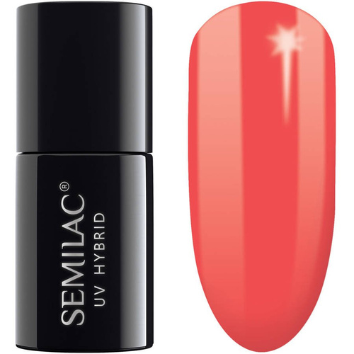 SEMILAC Lakier hybrydowy 006 Classic Coral - 7 ml
