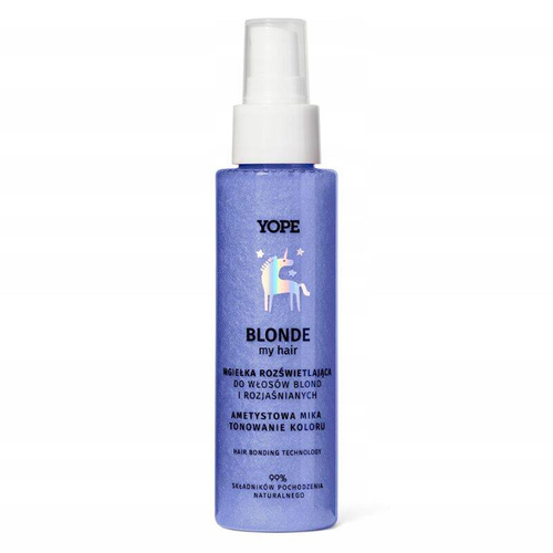 YOPE Blonde My Hair Rozświetlająca Mgiełka do włosów blond i rozjaśnianych - Ametystowa Mika 100ml