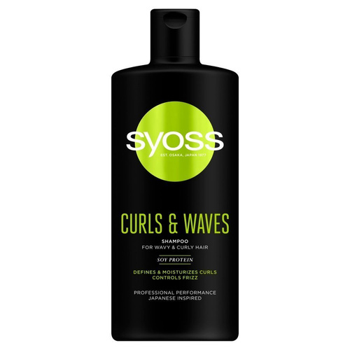Schwarzkopf  Syoss Curls & Waves Szampon do włosów podkreślający loki  440ml
