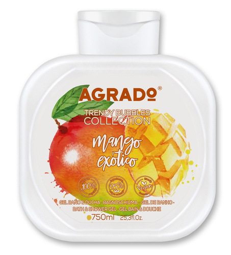 AGRADO Żel pod prysznic i do kąpieli Egzotyczne Mango 750 ml
