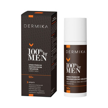 Dermika 100% for Men Krem 50+ przeciw zmarszczkom i bruzdom na dzień i noc  50ml