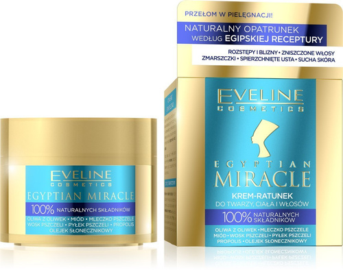 Eveline Egyptian Miracle Krem-ratunek do twarzy,ciała i włosów  40ml
