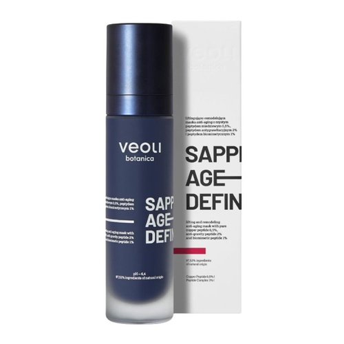 Veoli liftingująco-remodelująca maska anti-aging z czystym peptydem miedziowym 0,5% 50 ml