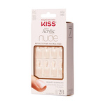 KISS Salon Sztuczne Paznokcie Acrylic French Nude - Breathtaking (RS) 1op.(28szt)