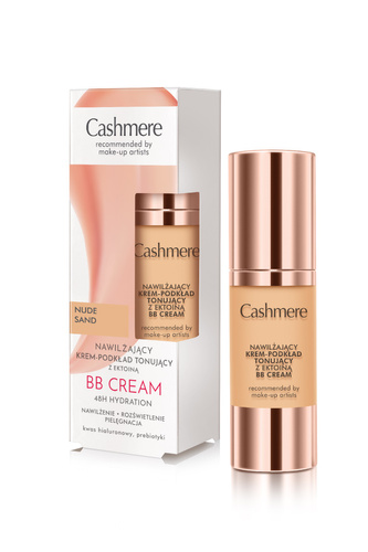 CASHMERE BB Nawilżający Krem-Podkład Tonujący z Ektoiną 30 ml - Nude Sand