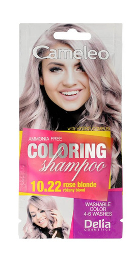 Delia Cosmetics Cameleo Szampon koloryzujący nr 10.22 Różany Blond