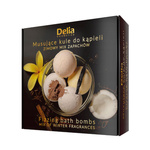 DELIA Musujące kule do kąpieli - Zimowy mix zapachów 4 x 100g