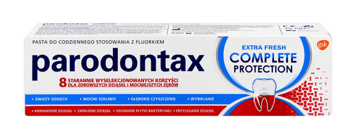 GSK Parodontax Pasta do zębów Complete Protection Extra Fresh - 75ml