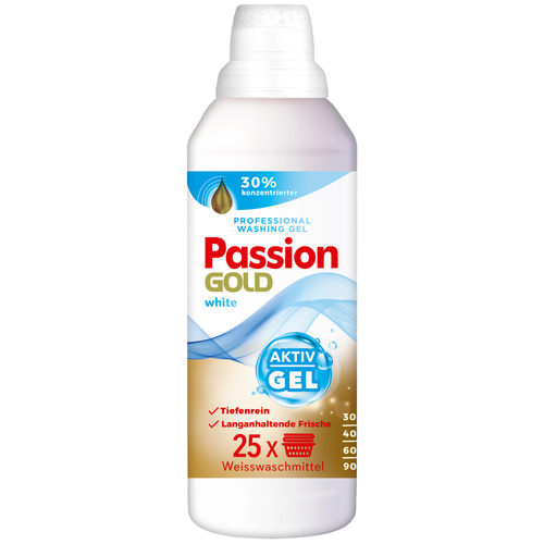 PASSION GOLD Professional Żel do prania białych ubrań 1000 ml