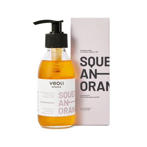 Veoli Emulgujący olejek do zmywania makijażu i SPF SQUEEZE AN ORANGE 147,4 ml