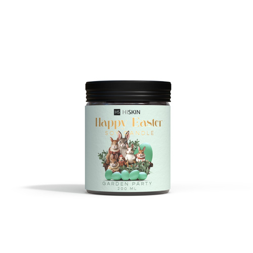HISKIN HOME Świeca sojowa HAPPY EASTER - Garden Party 200 ml