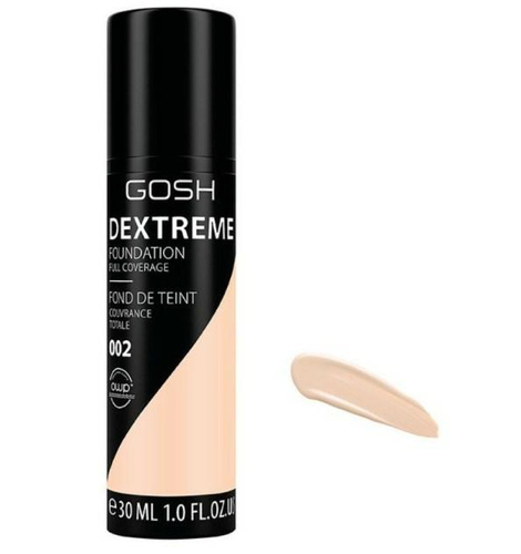 Gosh Dextreme Podkład o Pełnym Kryciu 002 Ivory 30 ml