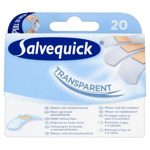 Salvequick Plastry Transparentne-20 szt