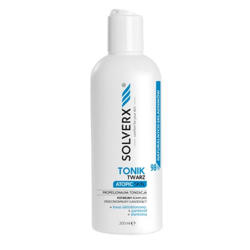 SOLVERX Atopic Skin Tonik wyrównujący pH skóry do cery atopowej  200ml
