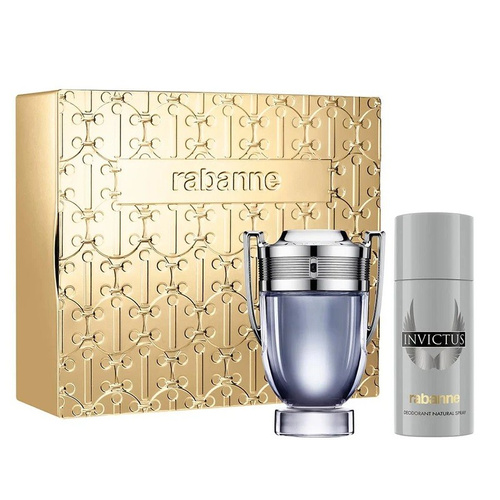 PACO RABANNE Invictus Zestaw prezentowy dla mężczyzn (Woda toaletowa 100ml + Dezodorant 150ml)