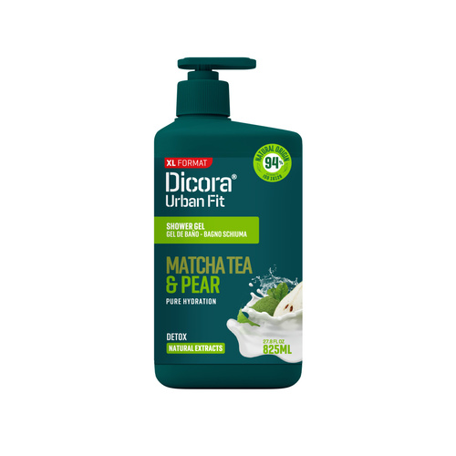 DICORA Żel pod prysznic Herbata Matcha i Gruszka 825 ml