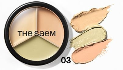SAEM Cover Perfection Korektor Triple Pot 03 Beige