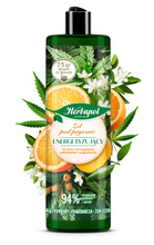 HERBAPOL Energetyzujący Żel pod Prysznic z Olejem Konopnym, Pomarańczą i Żeń-szeniem 400 ml