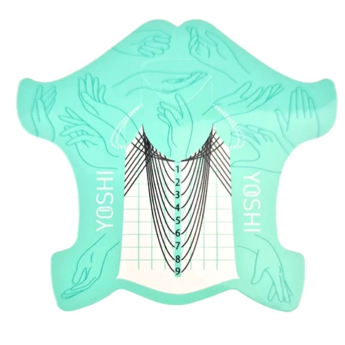 Yoshi Turkusowe Szablony do Przedłużania 100 szt.