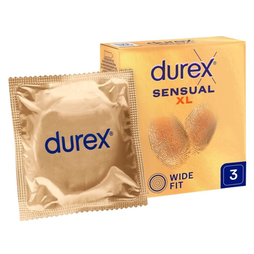 DUREX Sensual XL Prezerwatywy Cienkie 3 szt.