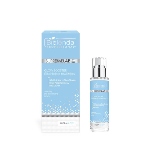 Bielenda Professional Supremelab Eliksir kojąco-nawilżający GLOW BOOSTER z ekstraktem ze śluzu ślimaka 30ml