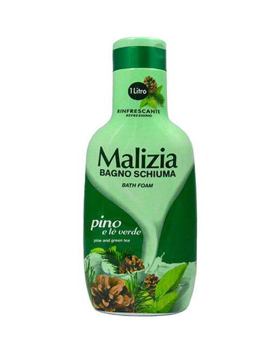 MALIZIA Płyn do kąpieli Sosna i Zielona Herbata 1000 ml