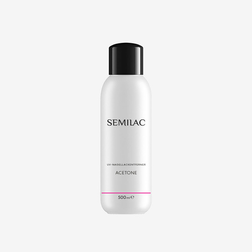 Semilac Aceton Zmywacz do lakieru hybrydowego 500 ml