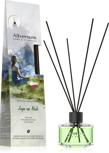 Allvernum Home & Essences Dyfuzor z patyczkami zapachowymi Joga na Bali