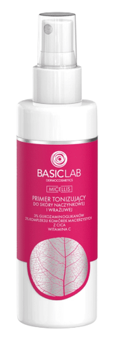 BasicLab primer tonizujący do skóry naczynkowej i wrażliwej 150 ml