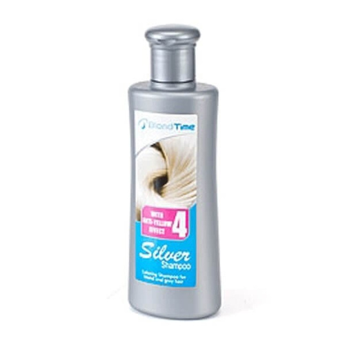 BLOND TIME 4 Szampon Barwiący do Włosów Rozjaśnionych i Siwych z Efektem Anti-Yellow 150 ml
