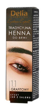 Delia Cosmetics Henna do brwi 1.1 Grafitowa