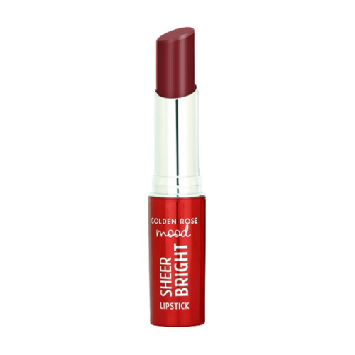 Golden Rose Sheer Bright Lipstick Połyskująca pomadka do ust 108 Rosy Plum 3.5g