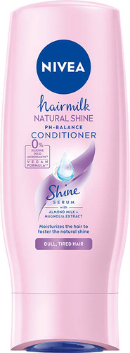 Nivea Hairmilk Natural Shine Odżywka wzmacniająca blask 200ml