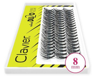 Clavier DU2O Double Volume 8 mm kępki rzęs 20D