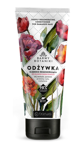 Barwa Odżywka głęboko regenerująca do włosów zniszczonych Barwy Botaniki 180 ml