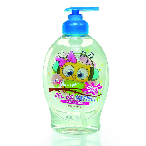 CHLAPU CHLAP Wesoła Sowa Żel do Kąpieli Cukrowa Pianka 384 ml