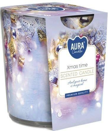 Aura Świeca zapachowa - Świąteczny Czas SN72S-01