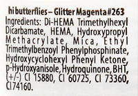 Hi Hybrid Lakier hybrydowy Butterfly #263 Glitter Magenta  5ml
