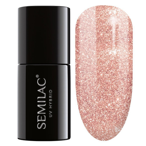 SEMILAC Lakier hybrydowy 094 Pink Gold - 7 ml