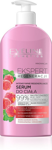 Eveline Ekspert Regeneracji Serum do ciała intensywnie regenerujące - Malina Nordycka  350ml