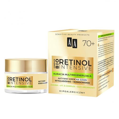 AA Retinol Intensive 70+ Aktywny Krem na dzień - wzmocnienie + ujędrnienie 50ml