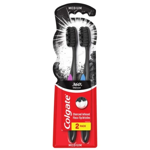 COL SZCZOT 360° Black Średnia 1+1 Gratis