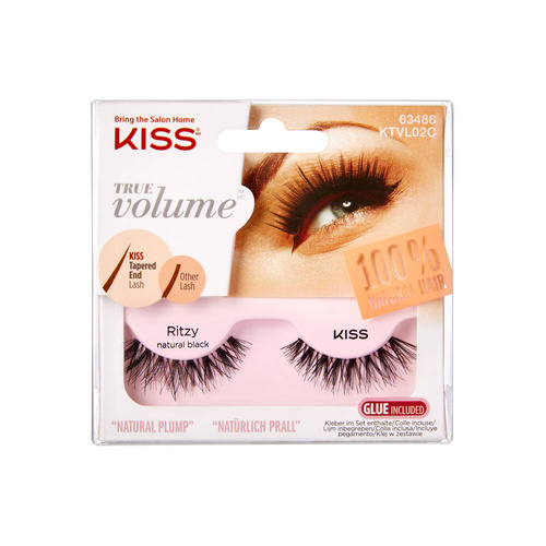 KISS Sztuczne Rzęsy True Volume - Ritzy (natural black)
