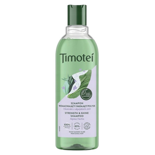 Timotei Ziołowy Szampon Wzmacniający do Włosów Słabych i Matowych 400ml