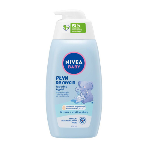NIVEA Baby Płyn do mycia łagodna kąpiel 450 ml