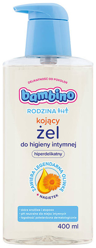 Bambino Rodzina Żel do higieny intymnej kojący Nagietek  400ml