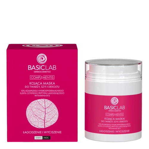 Basiclab kojąca maska do twarzy, szyi i dekoltu 50ml