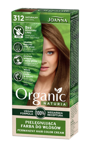 Joanna Naturia Vegan Pielęgnująca Farba do włosów nr 312 Naturalny