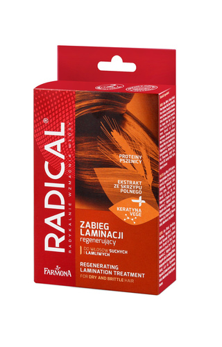 Farmona Radical Regenerujący Zabieg laminacji do włosów suchych i łamliwych