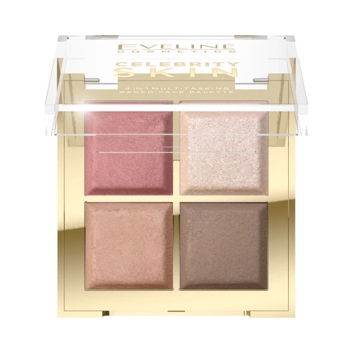 Eveline Celebrity Wypiekana paleta wielofunkcyjna do konturowania 4w1